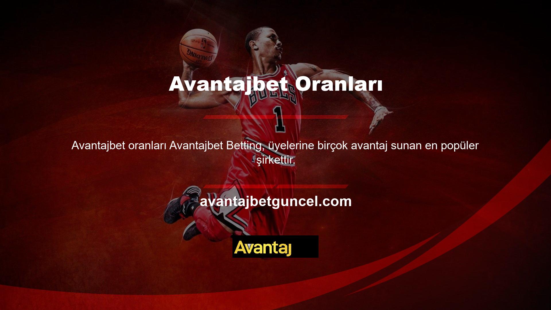 Avantajbet bahis sitesi uzun geçmişi boyunca güvenilir bir görüntü oluşturdu ve üyeler yüksek oranlarını ve birçok avantajlarını takdir ediyor